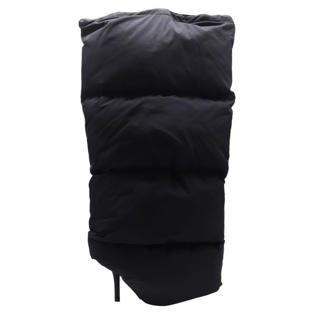 Balenciaga New Wader Quilted Knee-High Boots in Black Polyamide